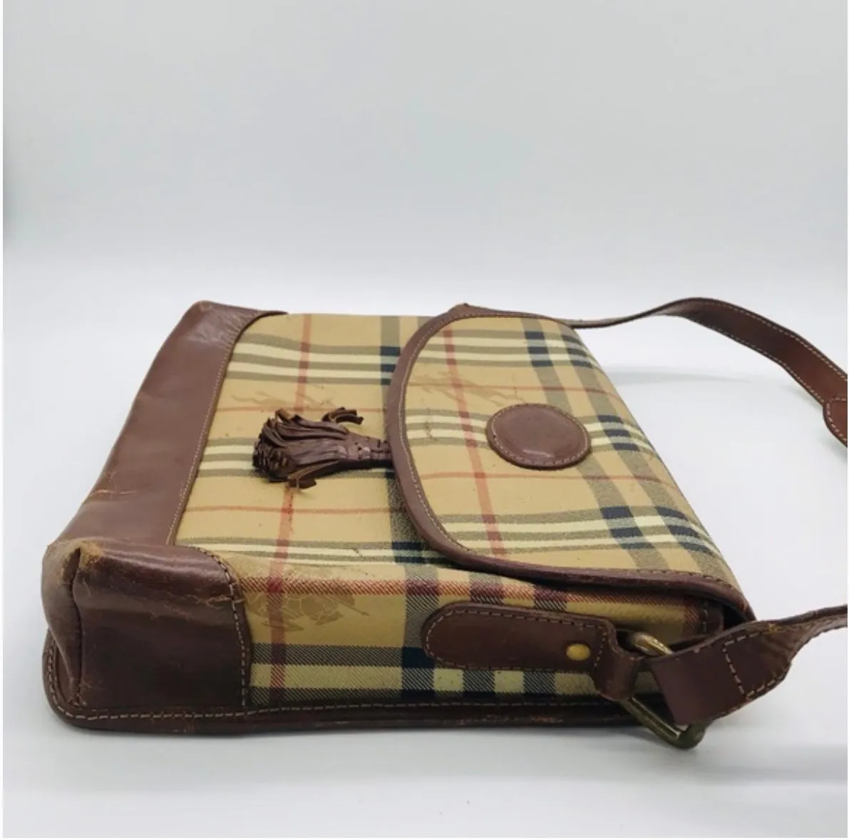 BURBERRY Nova Check Shoulder Bag