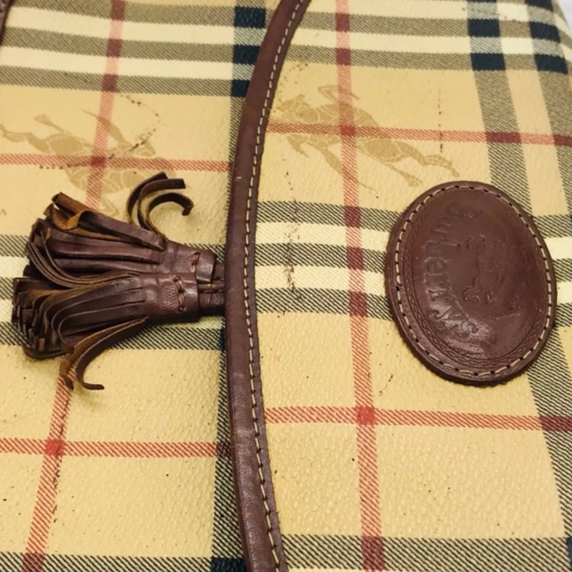 BURBERRY Nova Check Shoulder Bag