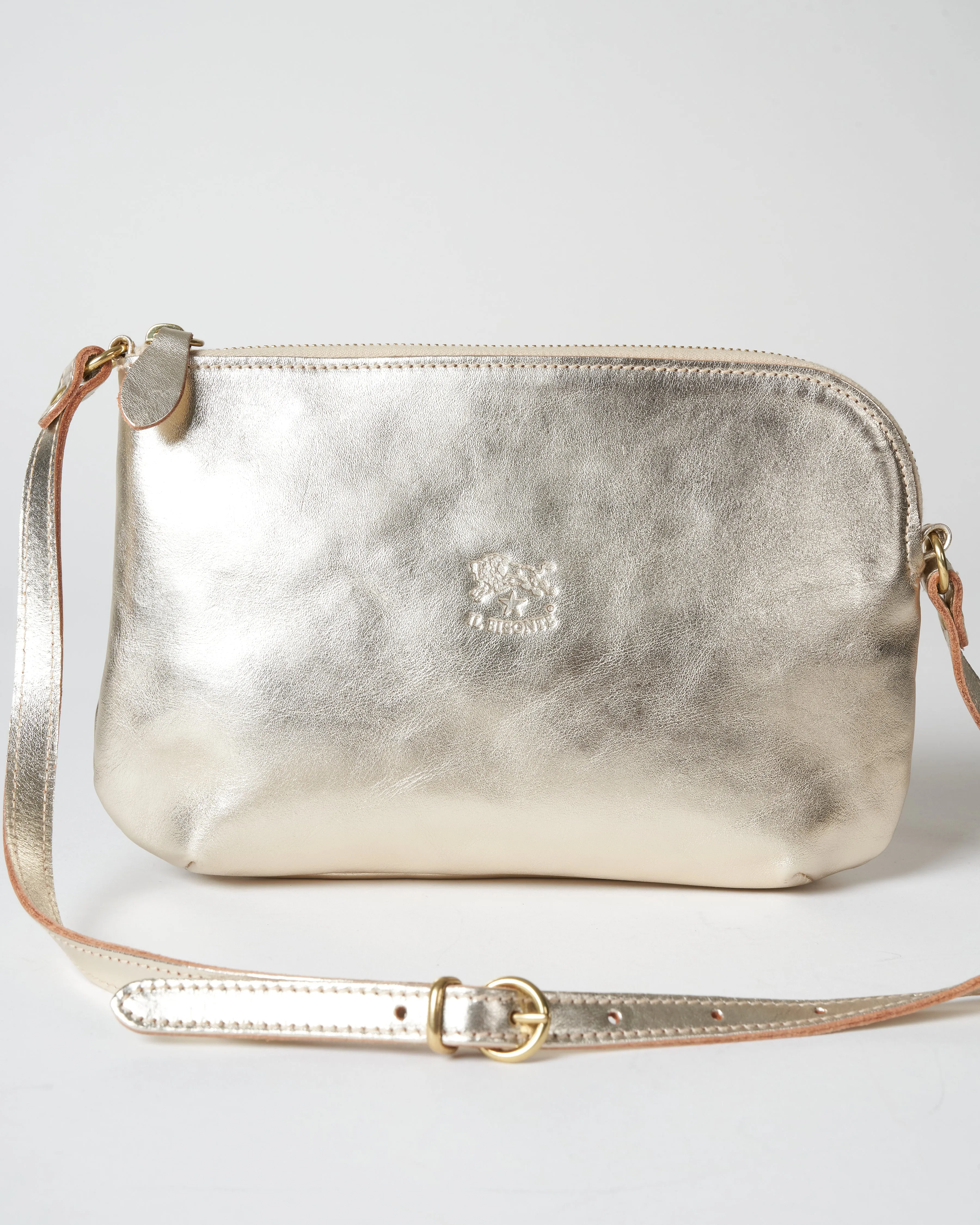 calf handbag - platino