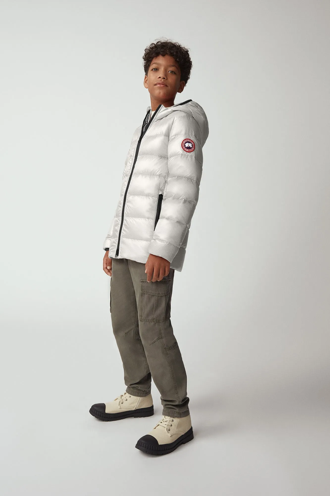 Canada Goose Youth Crofton Hoody - SilverBirch