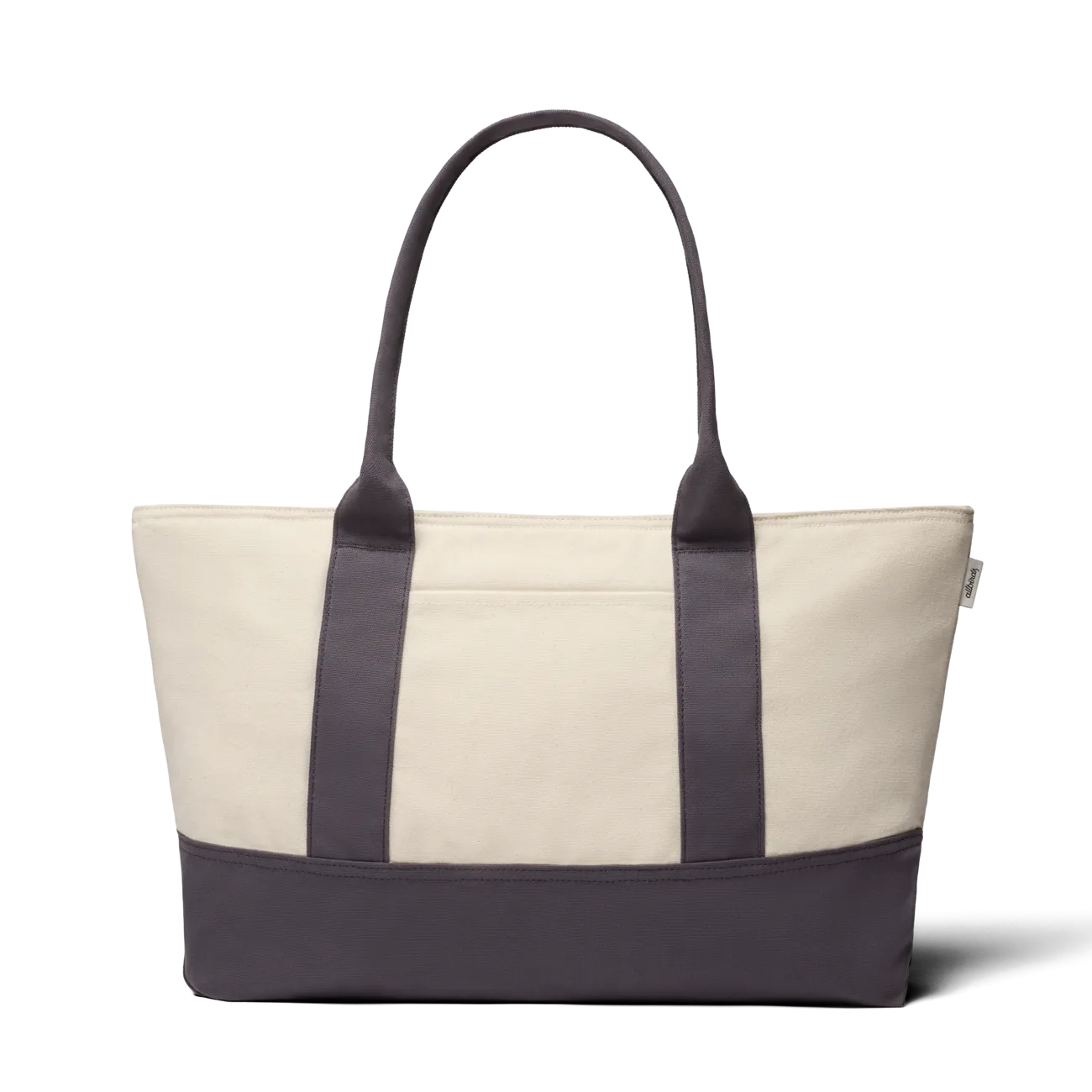 Canvas Tote Bag - Natural White/Natural Grey
