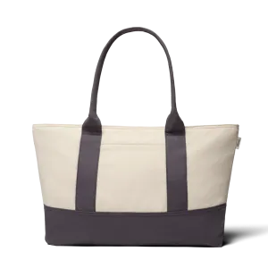 Canvas Tote Bag - Natural White/Natural Grey