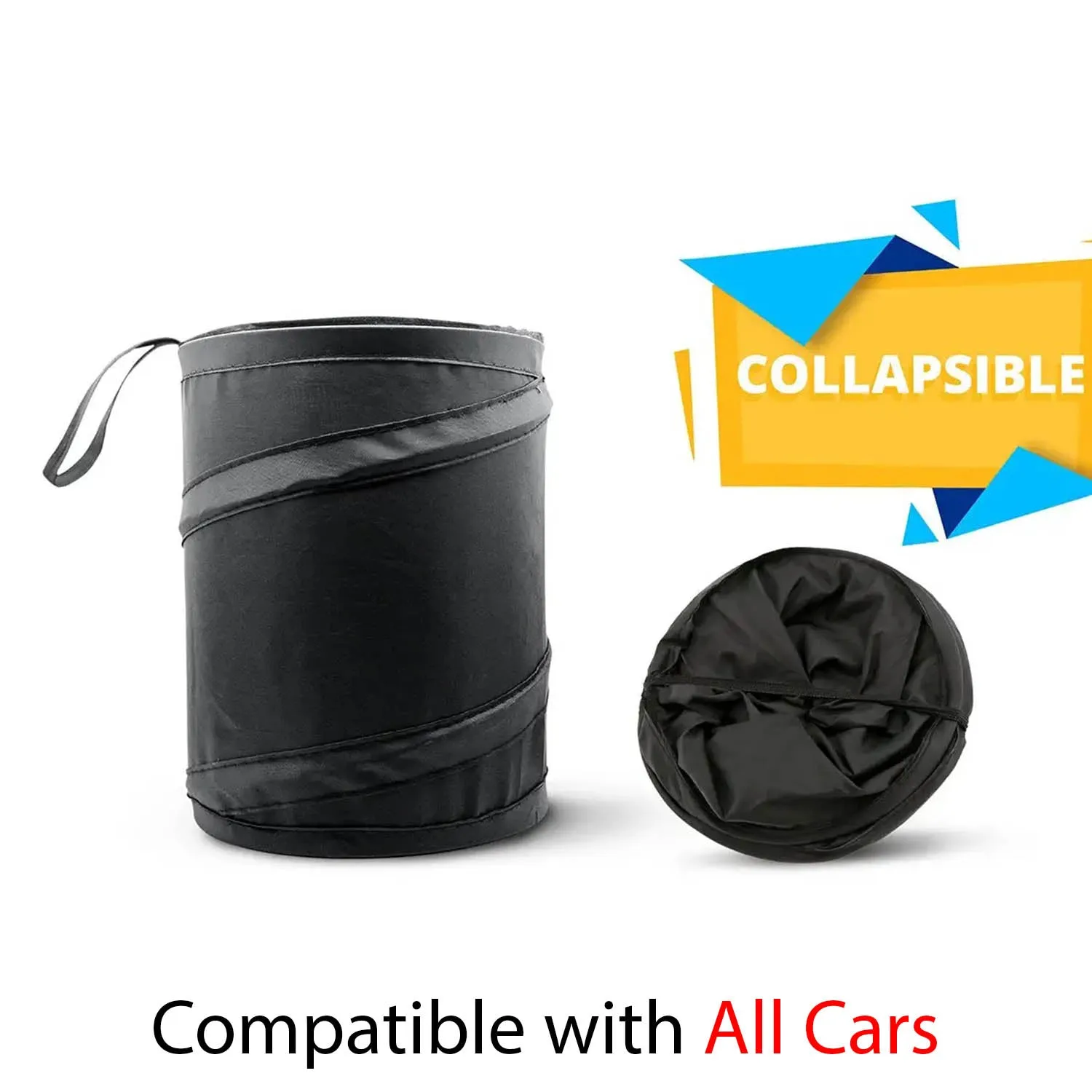 Car Trash Can, Custom Fit For Your Cars, Portable Garbage Bin, Collapsible Pop-up Waterproof Bag, Waste Basket Bin, Rubbish Bin