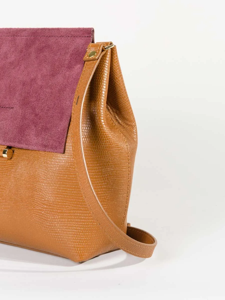carre shoulder bag - raspberry multi