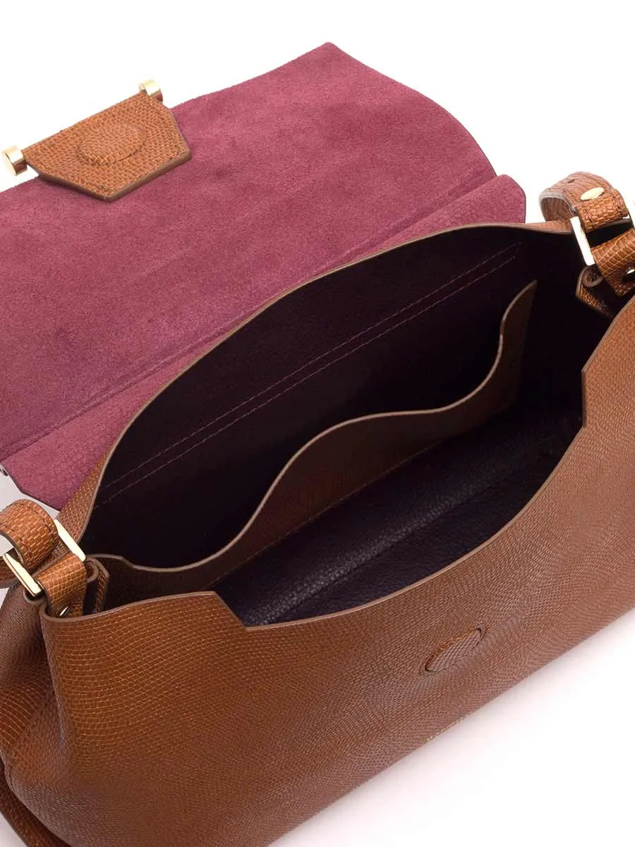 carre shoulder bag - raspberry multi