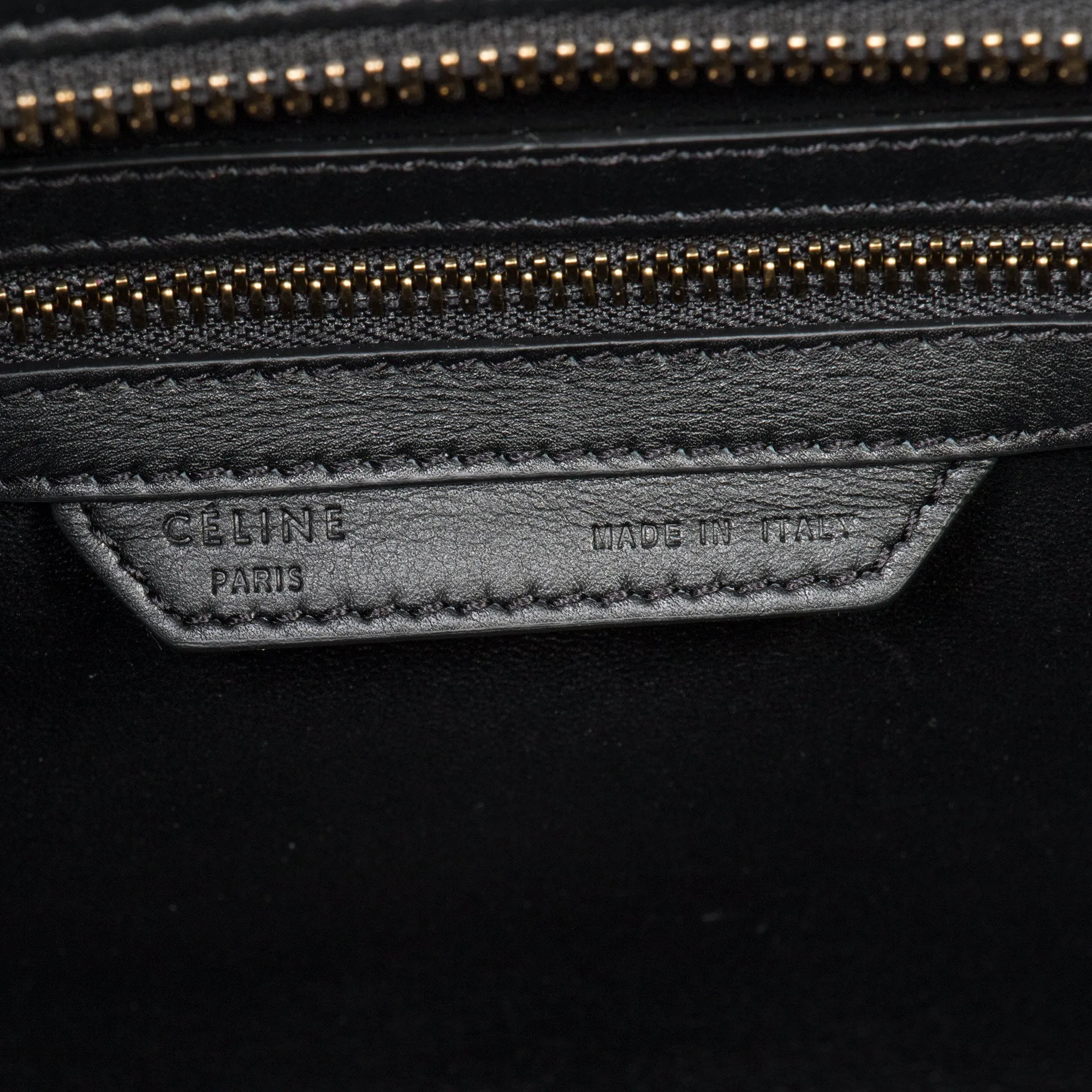 Celine Micro Luggage Tote Bag | Leopard and Black Print