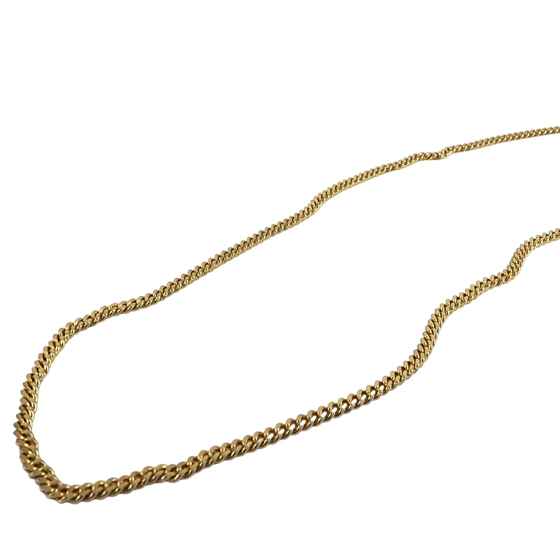 CELINE Triomphe Chain Shoulder bag Black Vintage pt5aps
