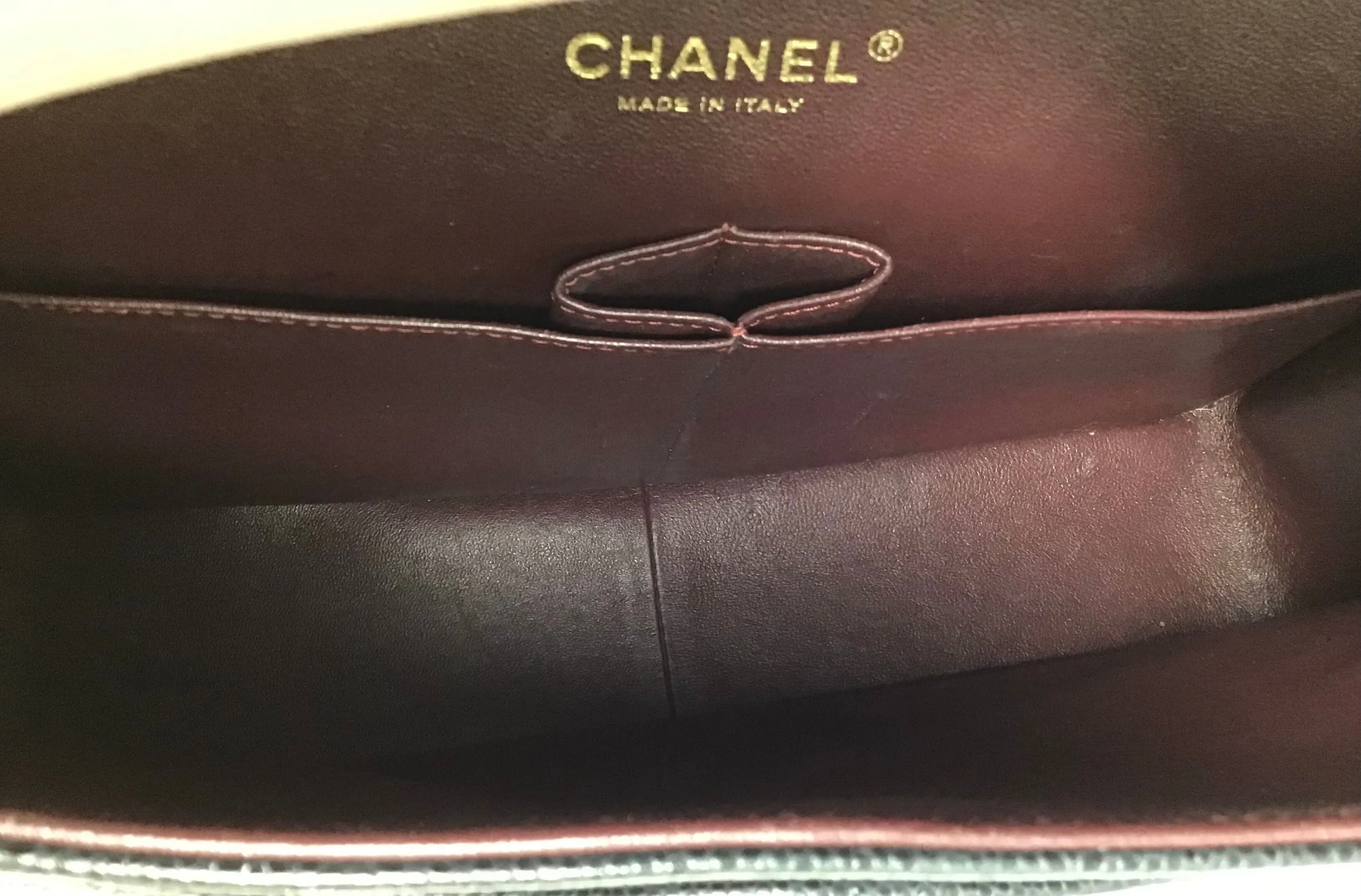 Chanel Black/Gold '14-'15 Maxi Caviar Double Flap