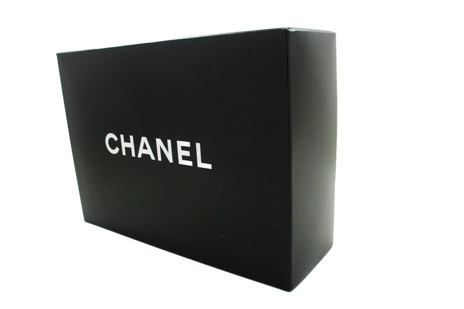 CHANEL Classic Double Flap Medium Chain Shoulder Bag Black Lamb m03
