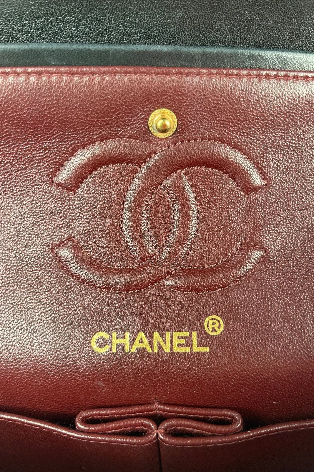 Chanel Classic Small Double Flap Black Lambskin Bag