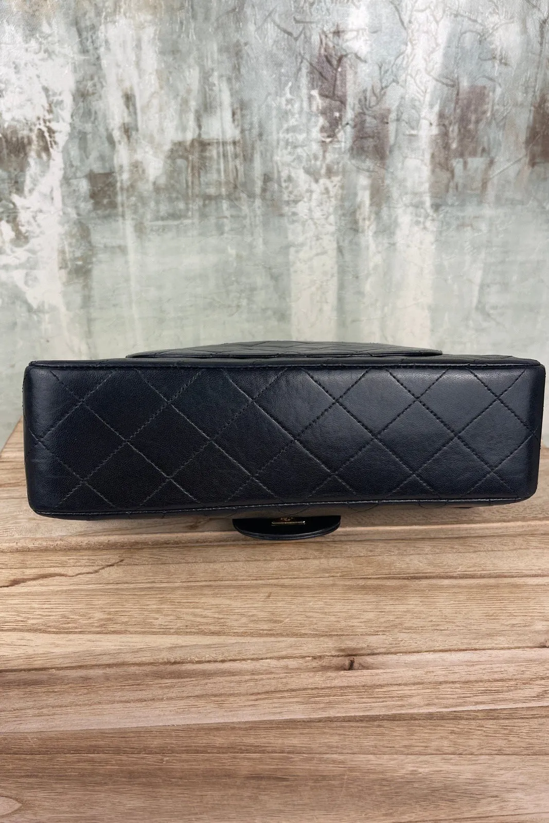 Chanel Classic Small Double Flap Black Lambskin Bag