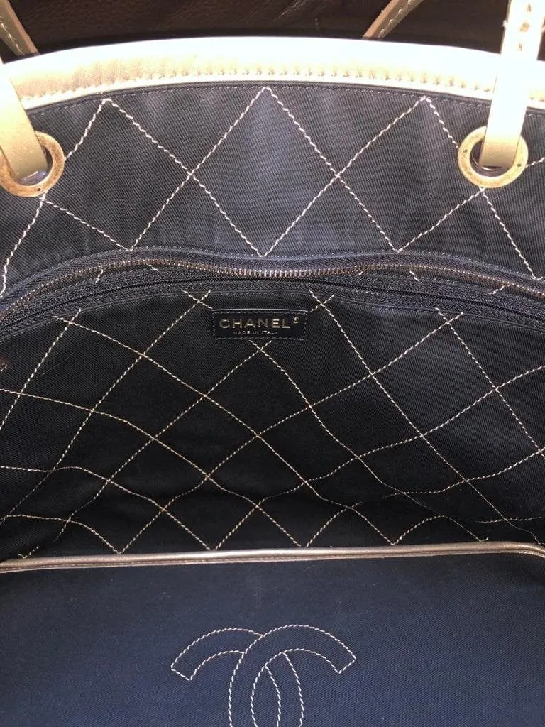 Chanel Coco Caviar Stitch Tote Bag