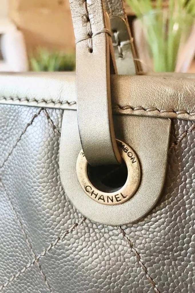 Chanel Coco Caviar Stitch Tote Bag