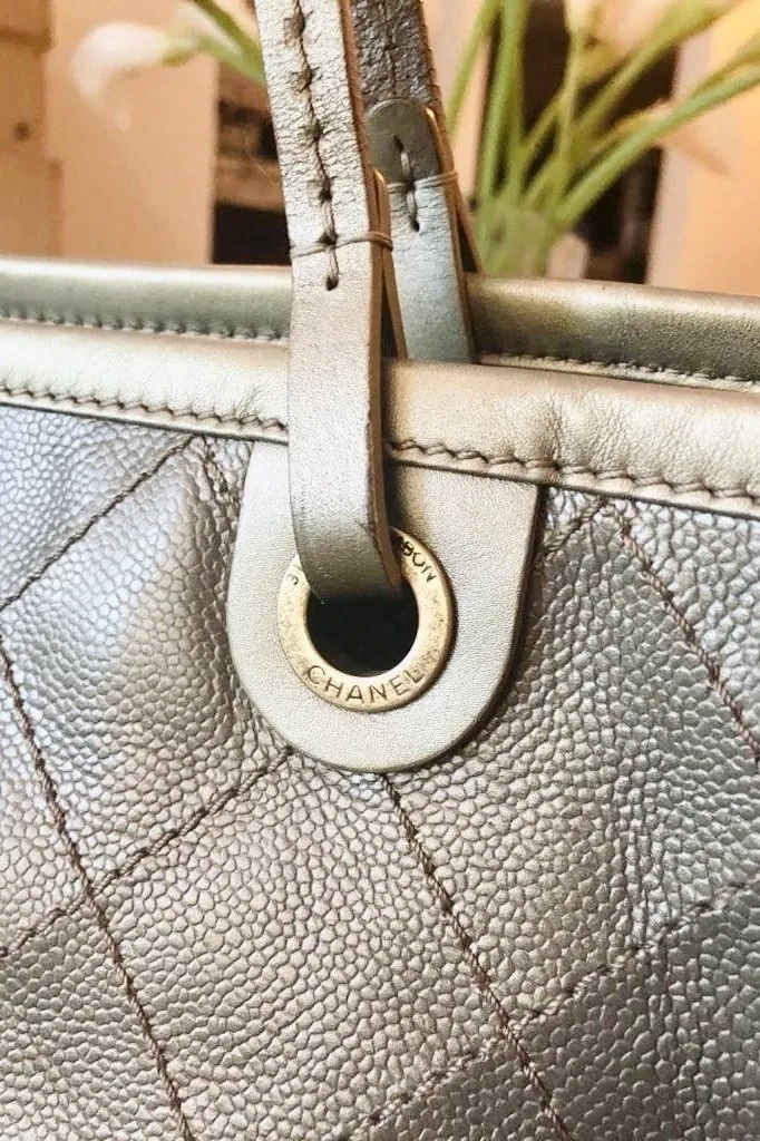 Chanel Coco Caviar Stitch Tote Bag