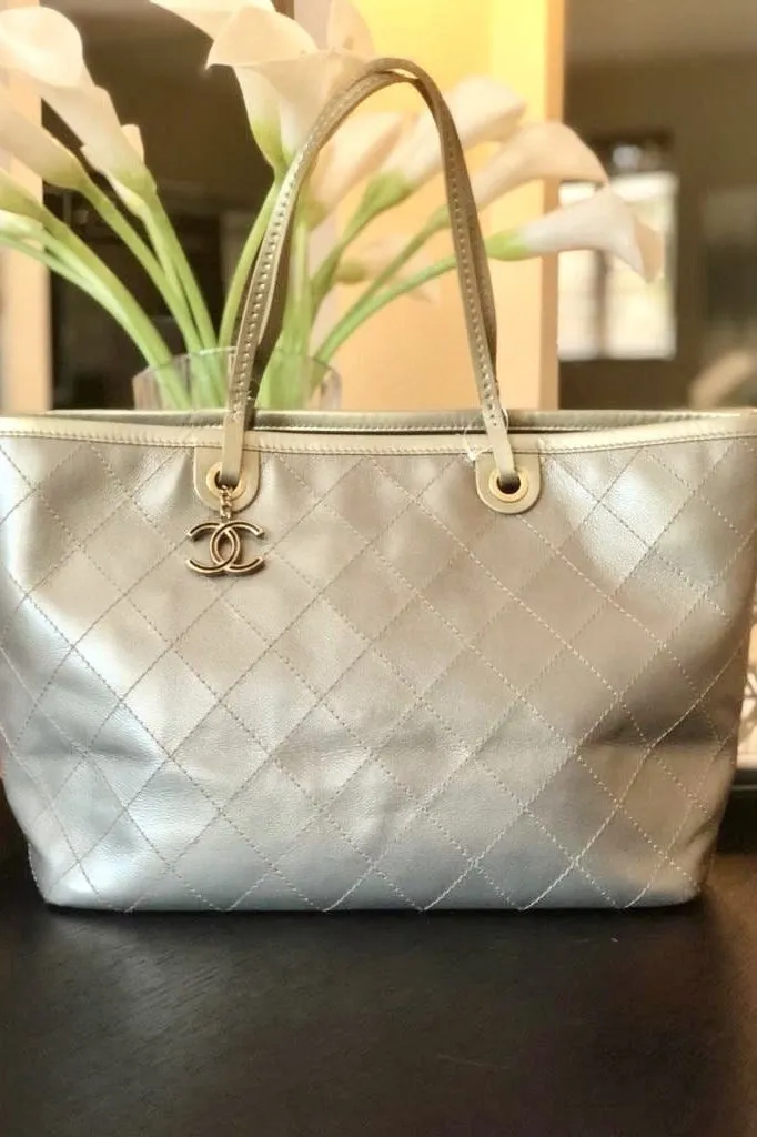 Chanel Coco Caviar Stitch Tote Bag