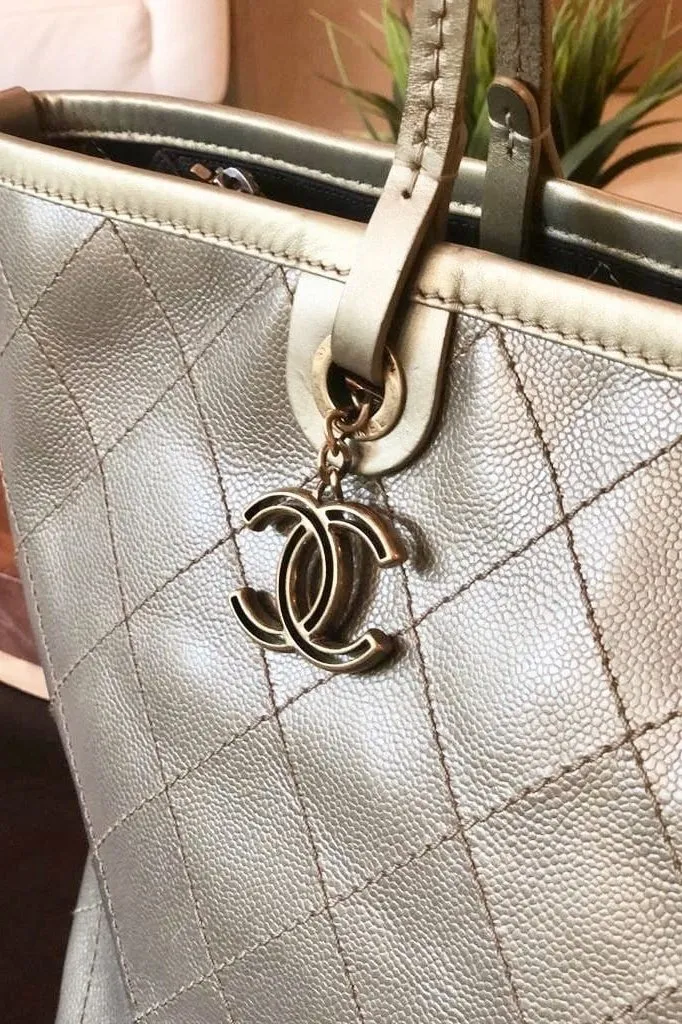 Chanel Coco Caviar Stitch Tote Bag