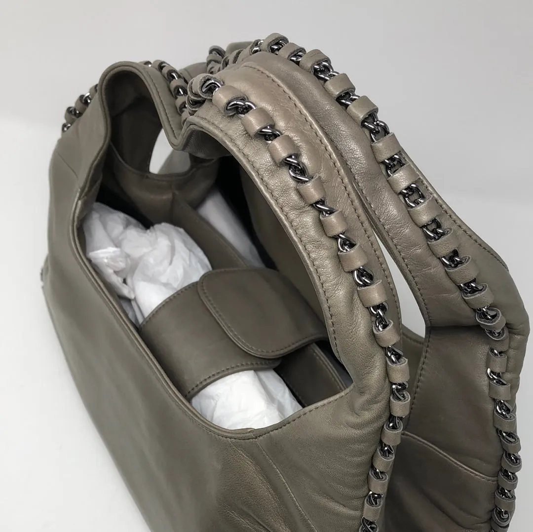 Chanel Medium Grey Chain Around Shoulder Bag