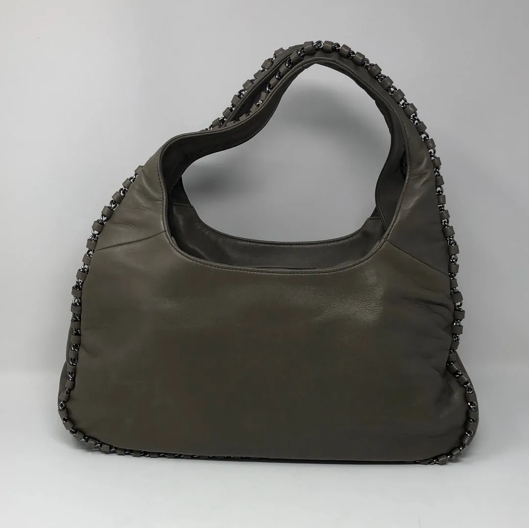 Chanel Medium Grey Chain Around Shoulder Bag