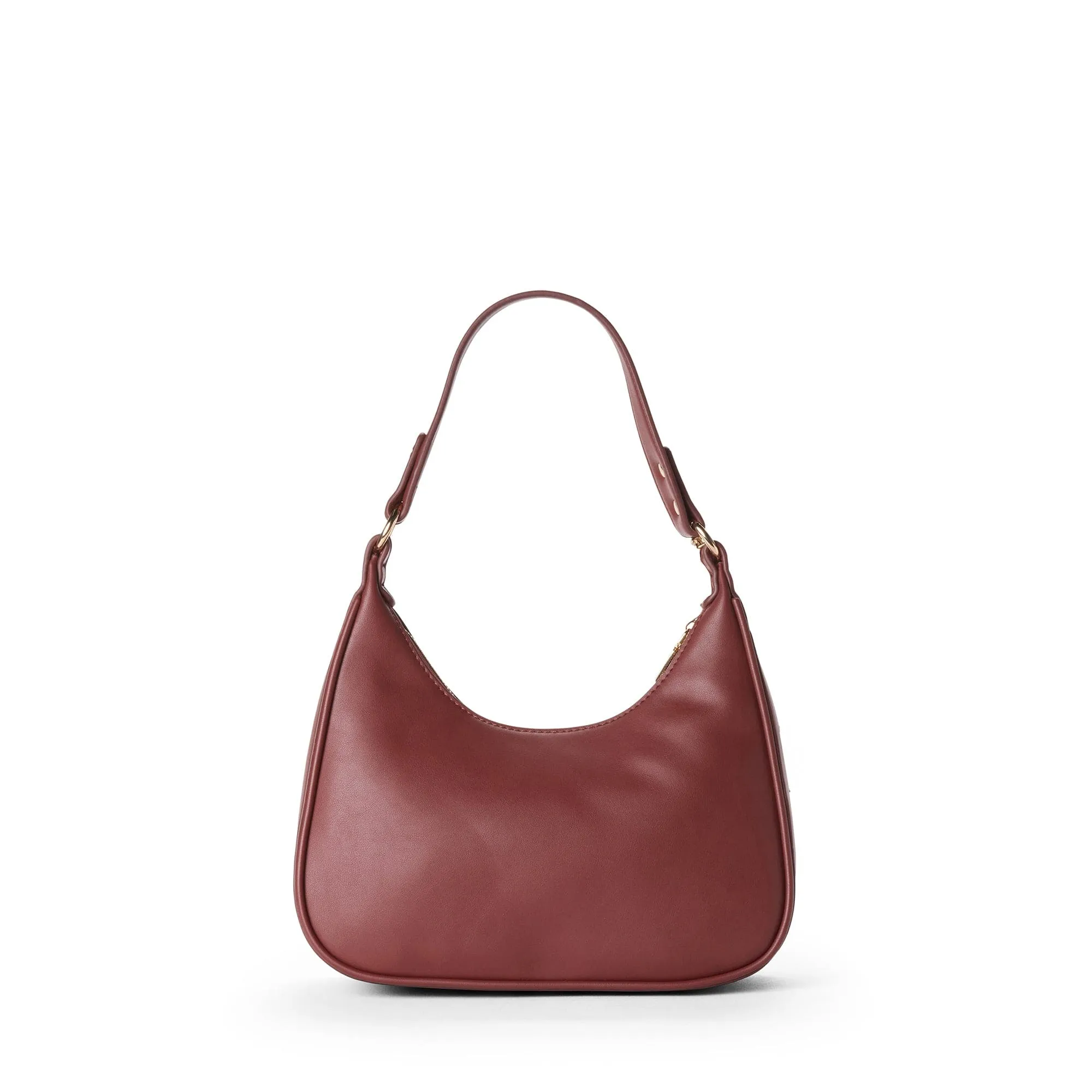 Charlie Vegan Leather Shoulder Bag | Auburn