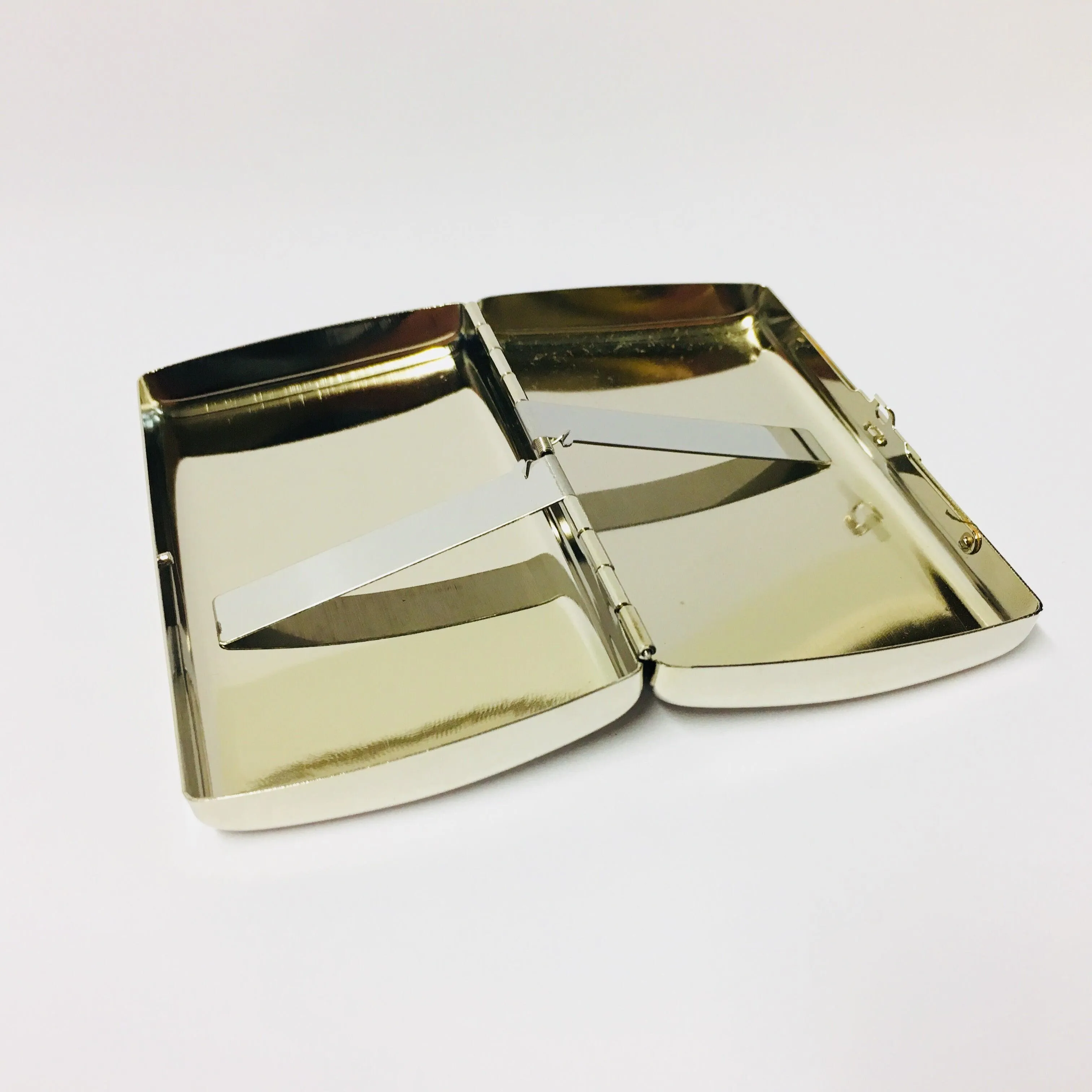 Chrome Cigarette Case Initial Panel Design