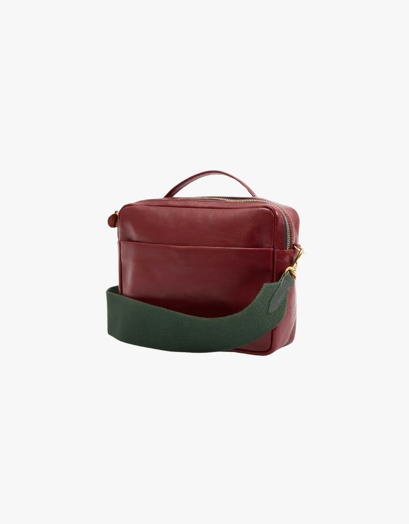 Clare V. Shoulder Strap in Loden