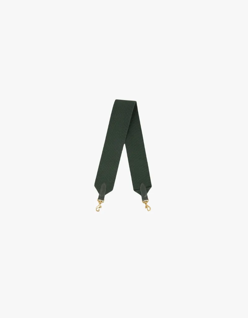 Clare V. Shoulder Strap in Loden