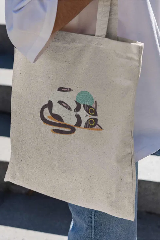 Clawful Nap Tote Bag