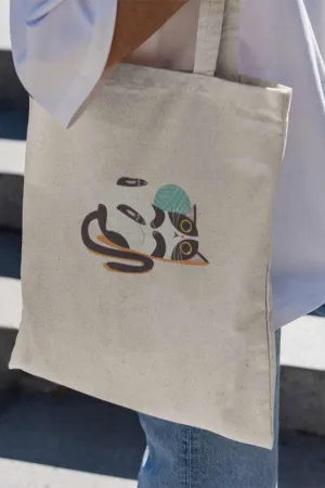 Clawful Nap Tote Bag