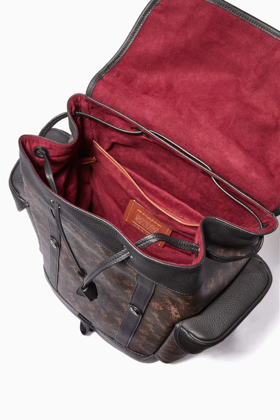 Coach Hitch Backpack in Signature Canvas with Horse & Carriage Print