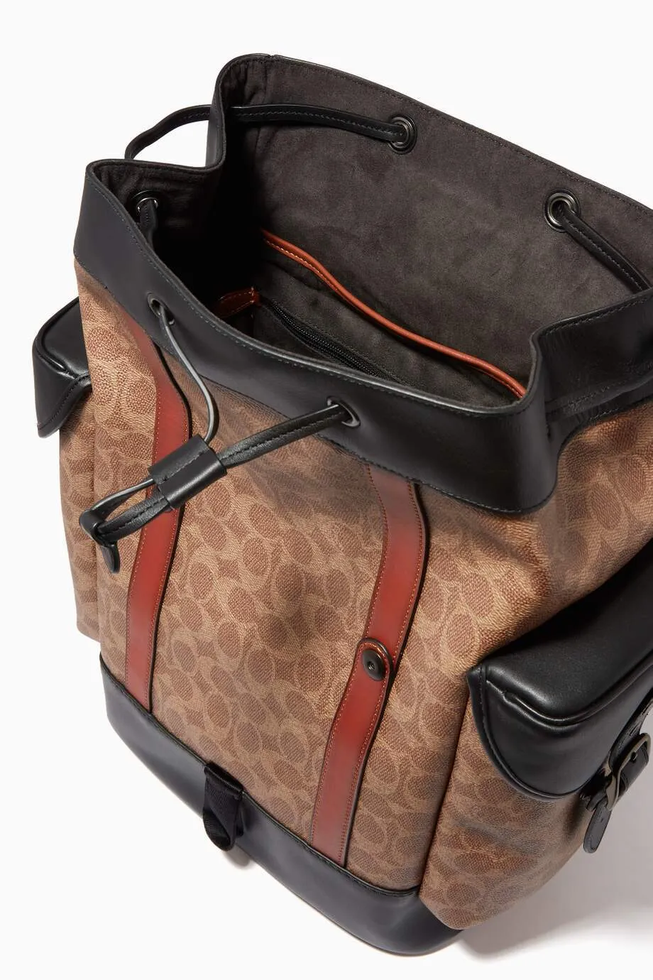 Coach Hitch Backpack in Signature Canvas with Horse & Carriage Print