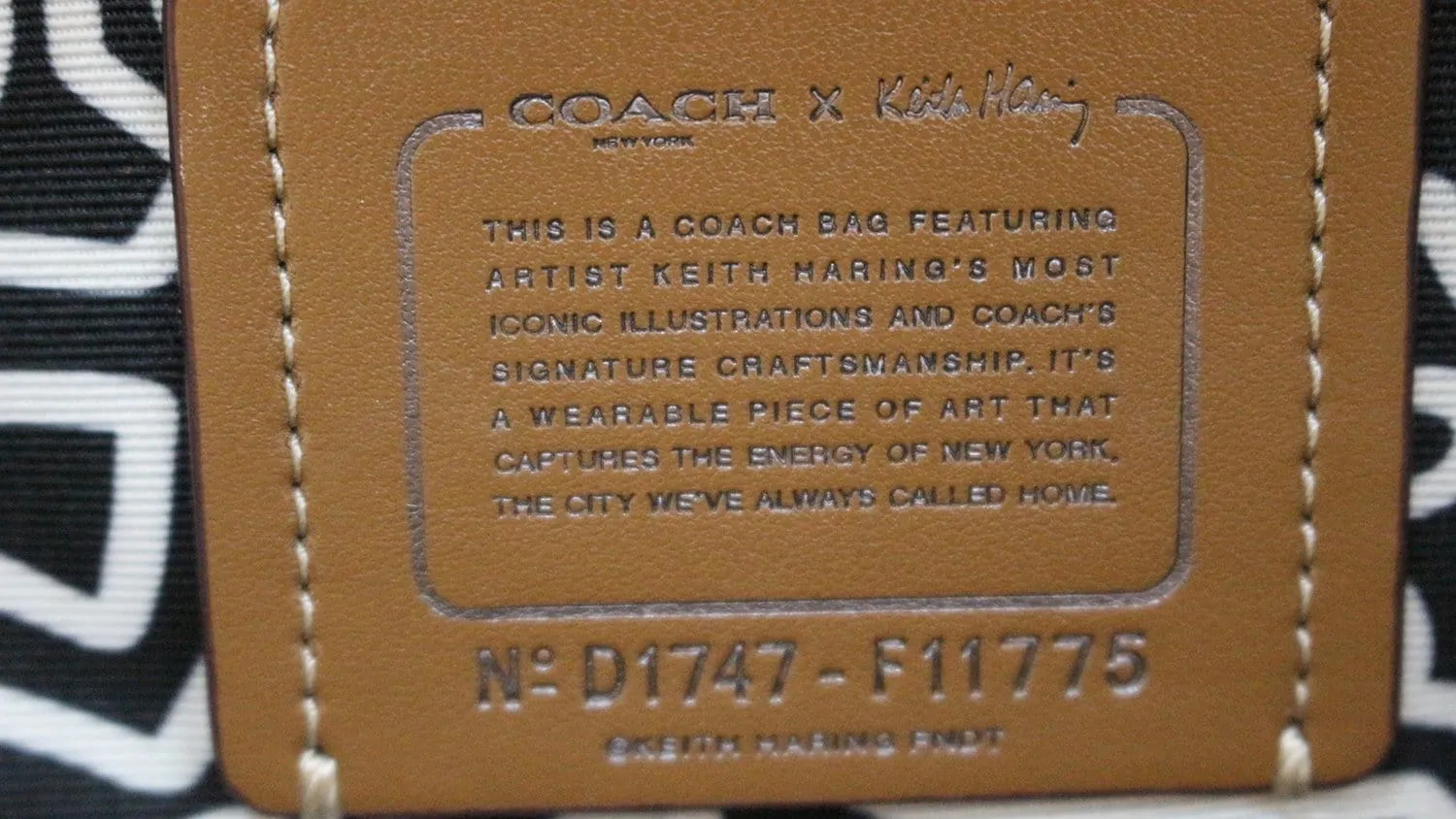 COACH X Keith Haring Heart Charlie Backpack F11775