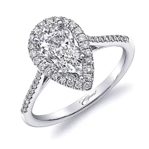 Coast Halo Diamond Engagement Ring