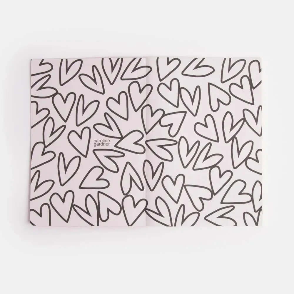 Colorblock Hearts Set of 3 Notebooks