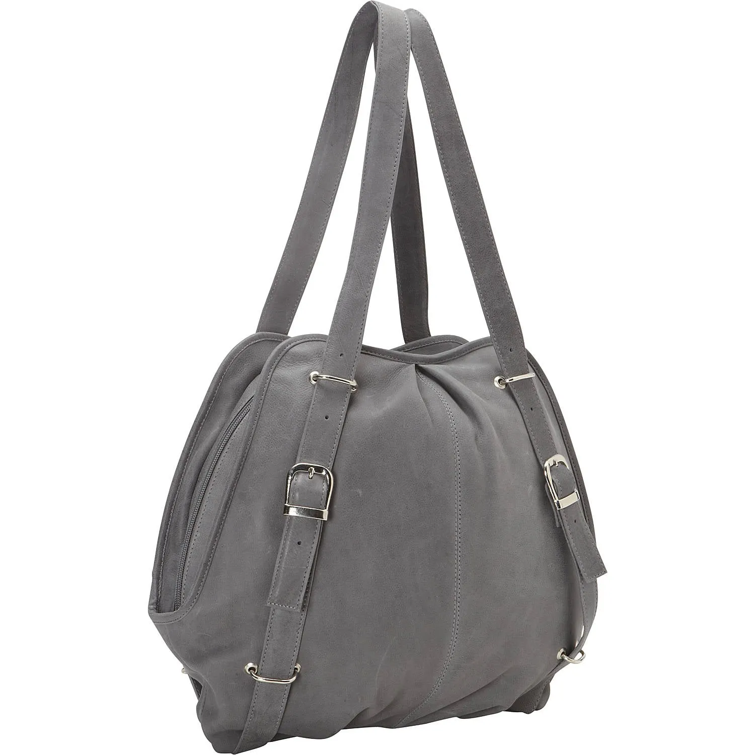 CONVERTIBLE BUCKLE BACKPACK/SHOULDER BAG