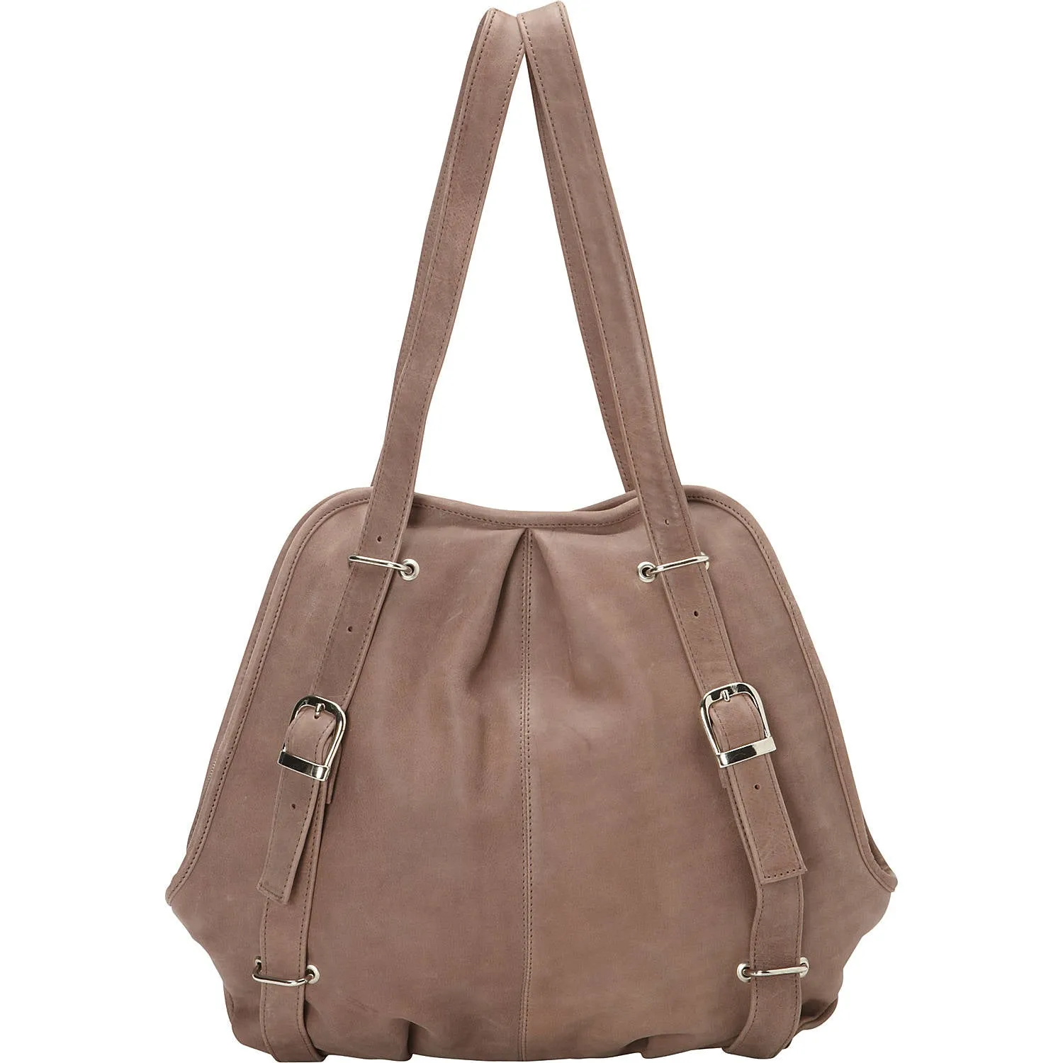 CONVERTIBLE BUCKLE BACKPACK/SHOULDER BAG