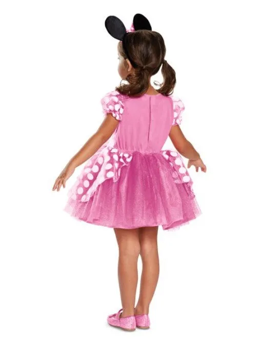 Cosplay Disney Pink Minnie Mouse Girls Costume