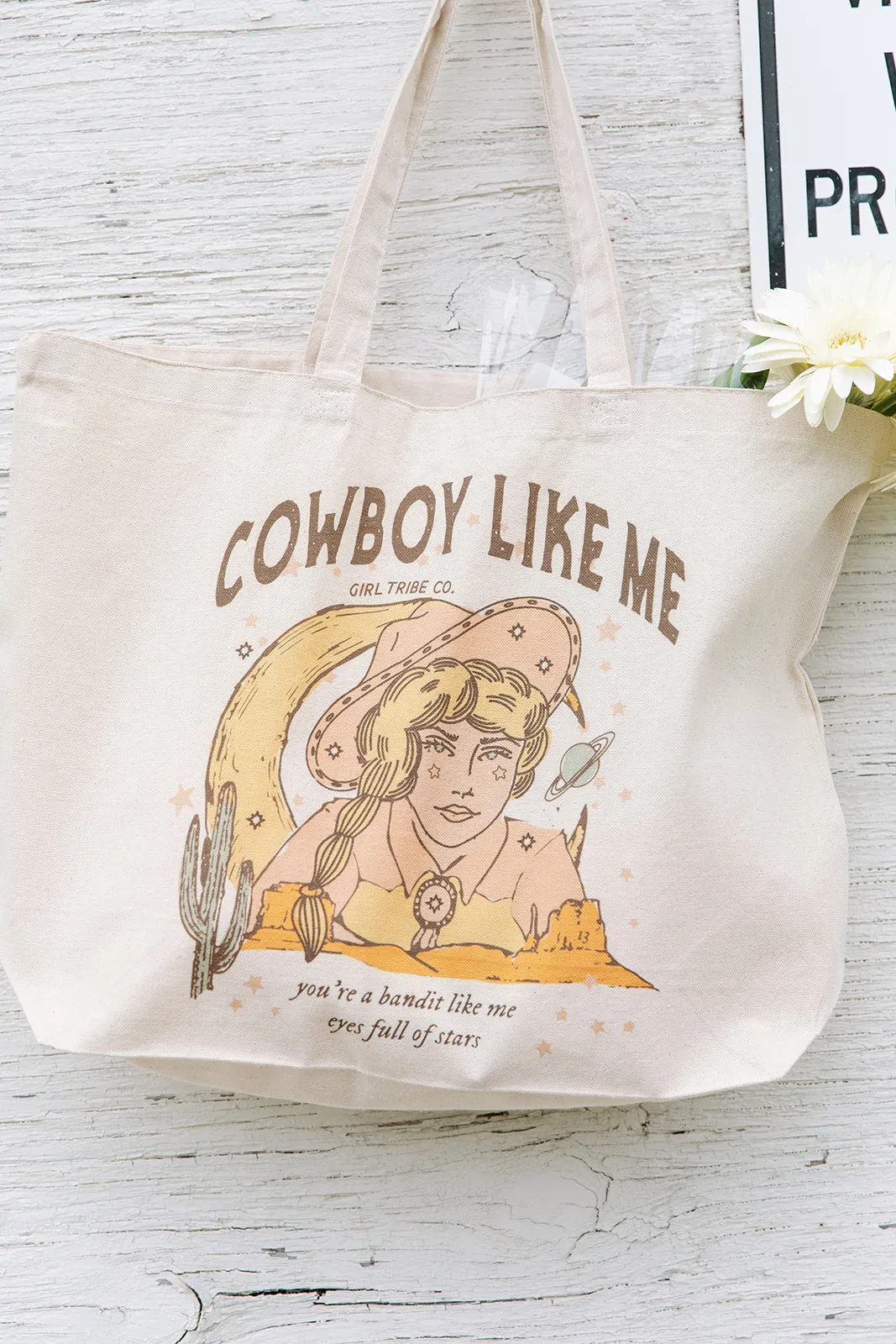 Cowboy Like Me Tote