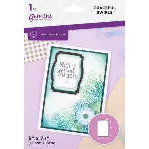 Crafter's Companion Gemini Embossing Folder - Graceful Swirls