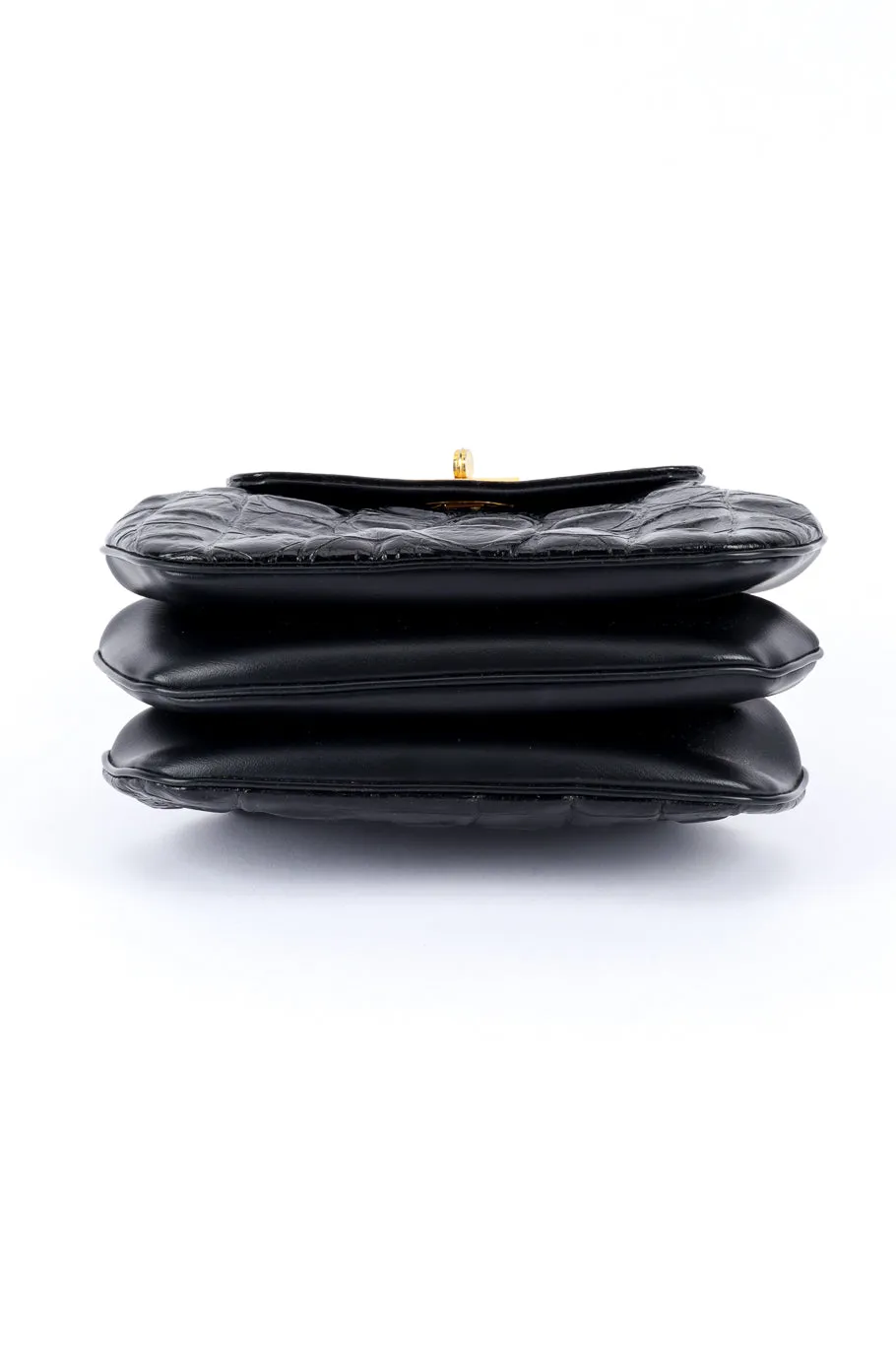 Crocodile Accordion Handbag