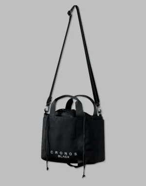 CRONOS BLACK TOTE BAG【BLACK】