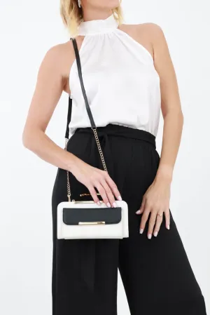 Crossbody Clutch Wallet Bag -White