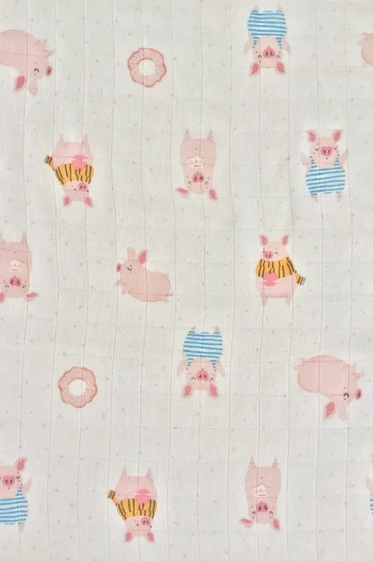 Cuddle Blanket - Piggies