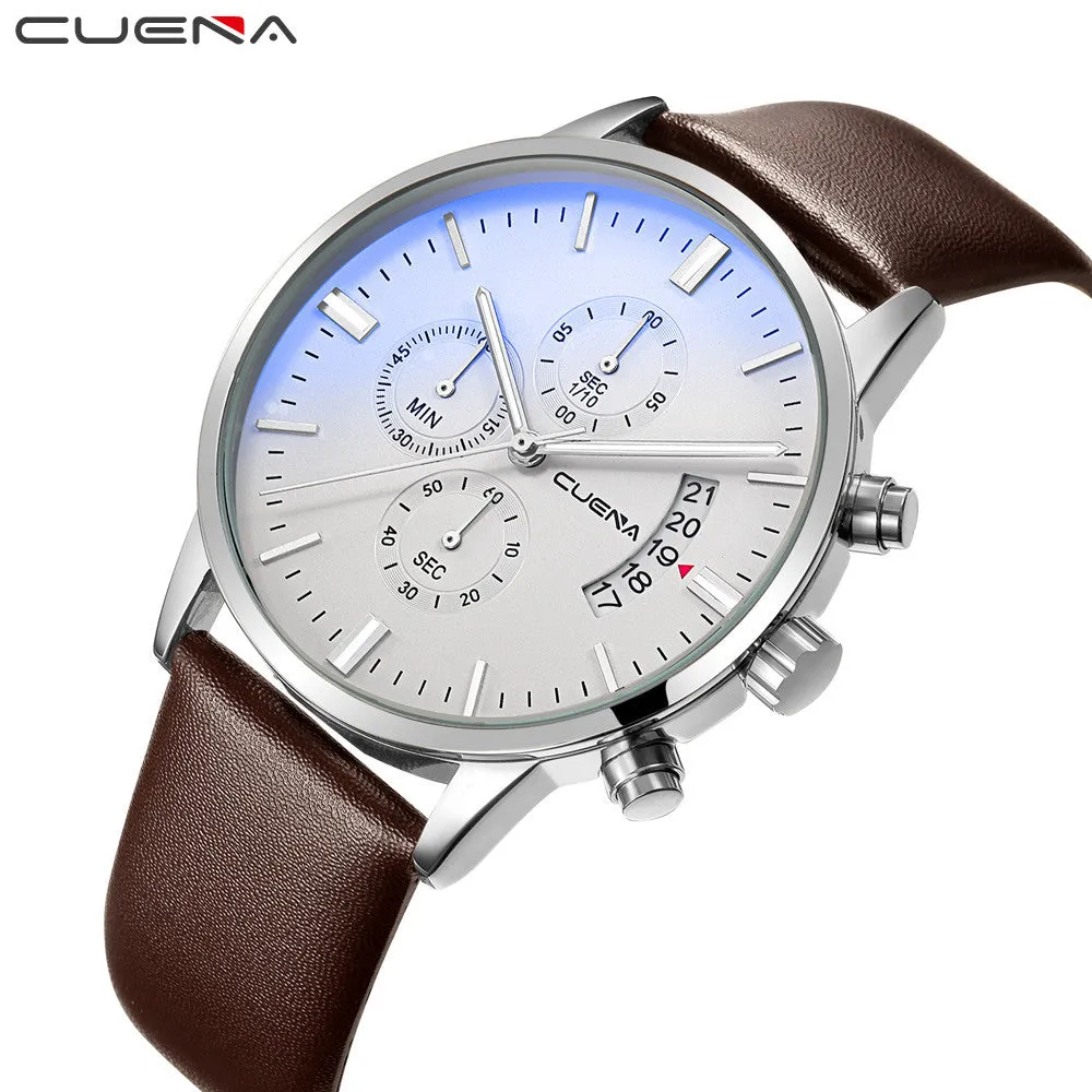 CUENA Casual Analog Mens Wristwatch