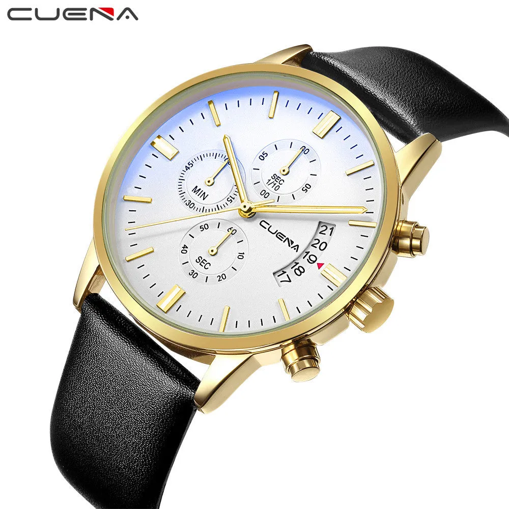 CUENA Casual Analog Mens Wristwatch