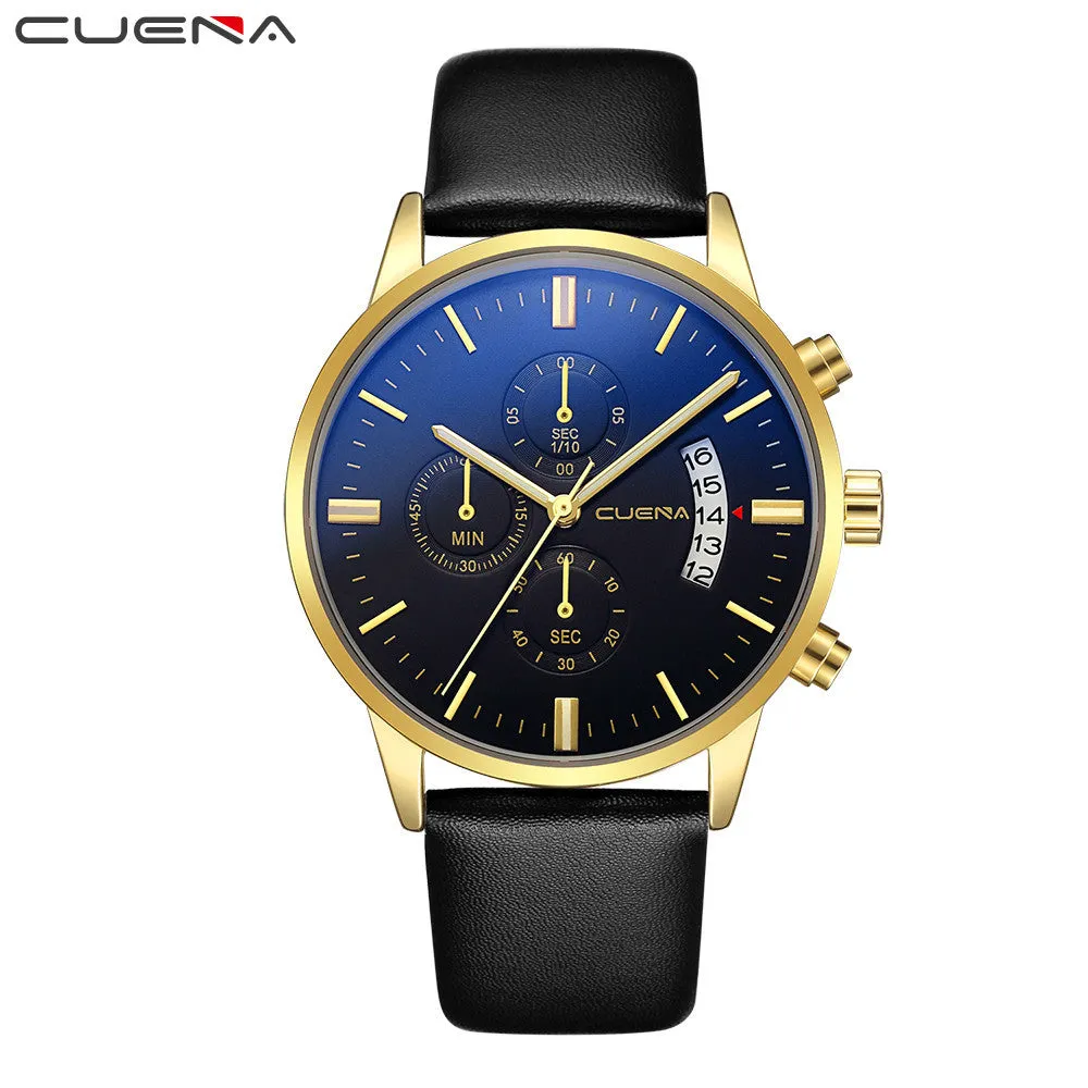 CUENA Casual Analog Mens Wristwatch