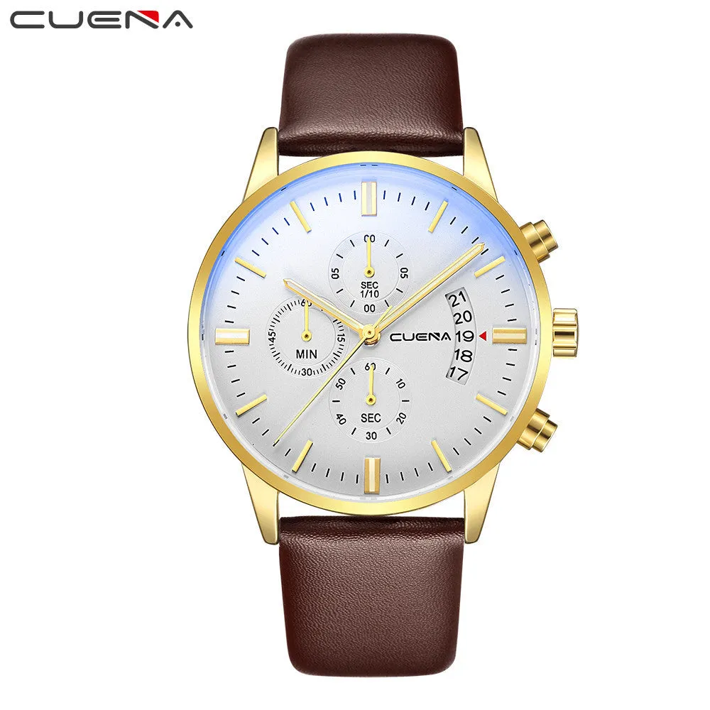 CUENA Casual Analog Mens Wristwatch