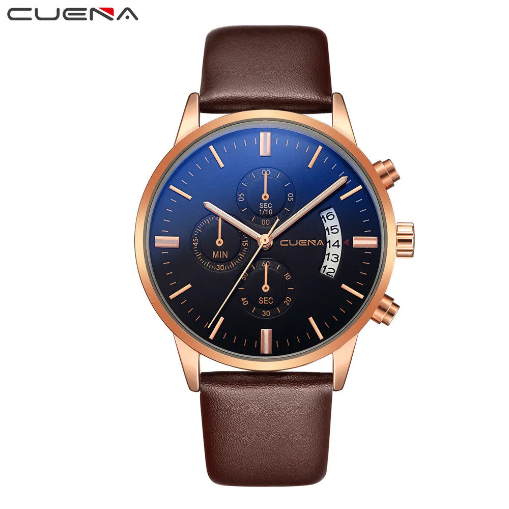 CUENA Casual Analog Mens Wristwatch