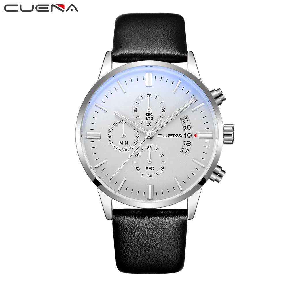 CUENA Casual Analog Mens Wristwatch