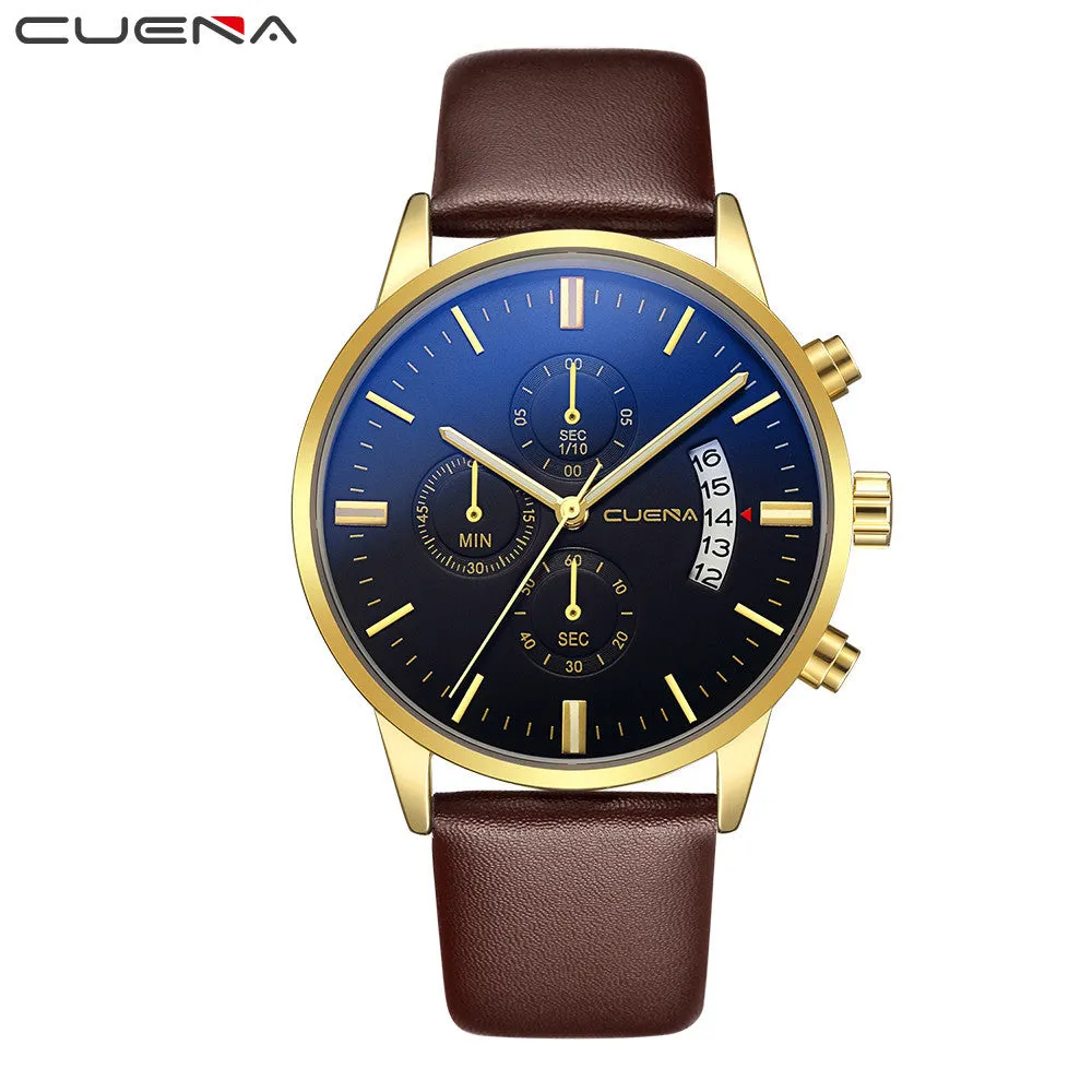 CUENA Casual Analog Mens Wristwatch