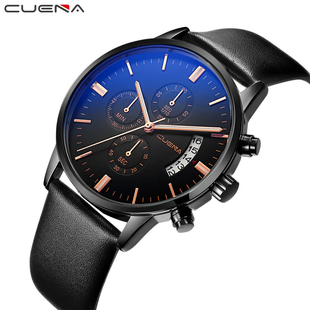 CUENA Casual Analog Mens Wristwatch